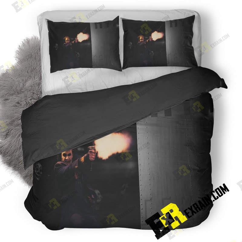 The Joker Firing A Glock In The Dark Knight Zf 3D Customized Duvet Cover Bedding Set