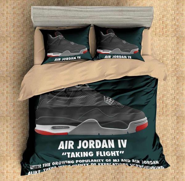 The Jordan Shoes 3D Customized Duvet Cover Bedding Set