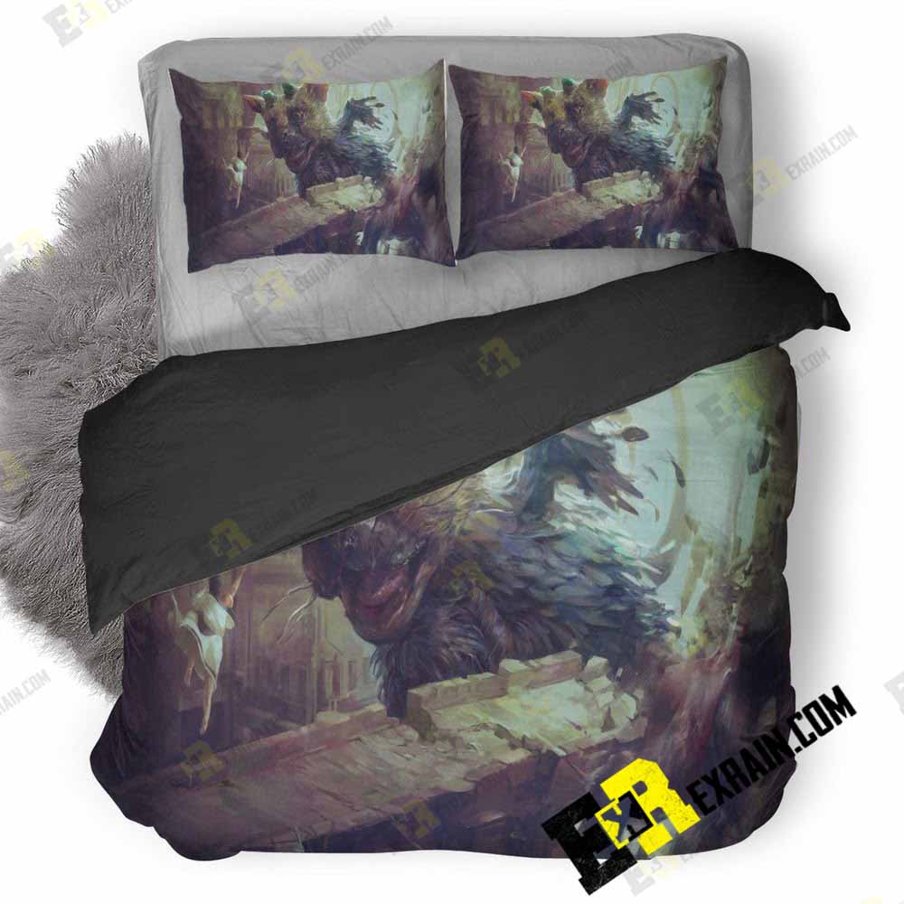 The Last Guardian Video Game Artwork R6 3D Customized Duvet Cover Bedding Set