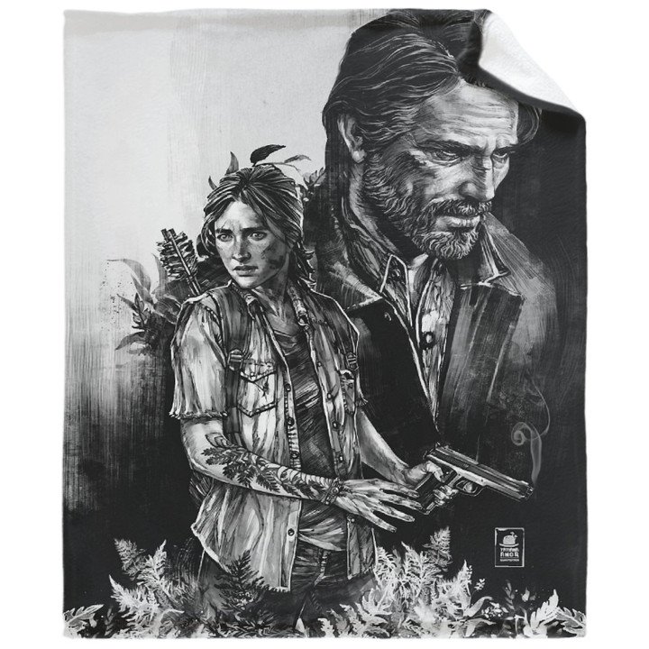 The Last Of Us Part Ii Ellie And Joel Fleece Blankets