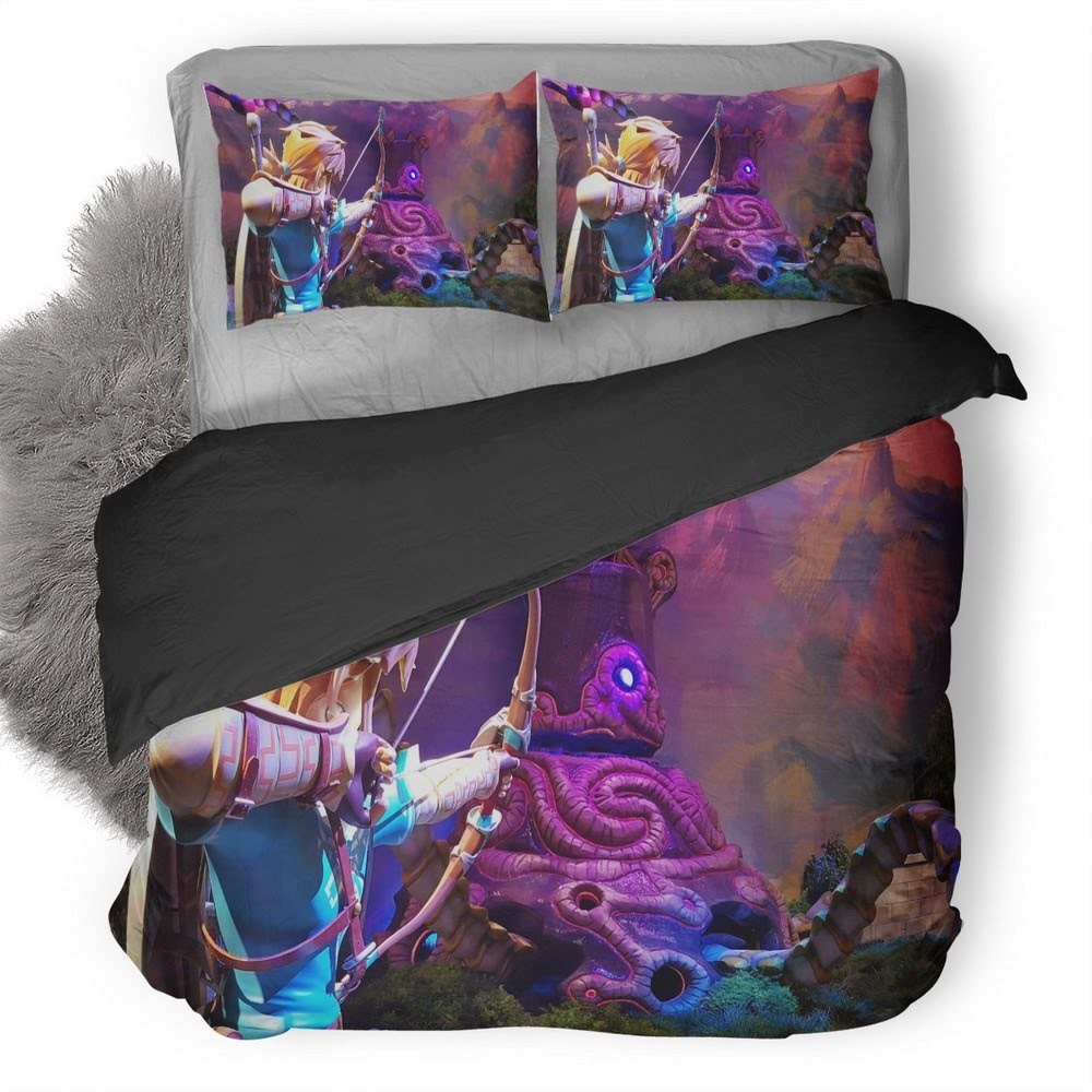The Legend Of Zelda 17 3D Customized Duvet Cover Bedding Set