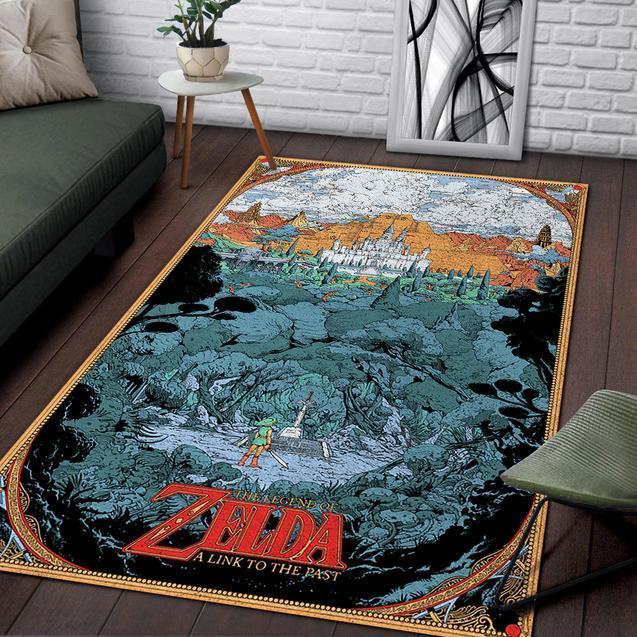 The Legend Of Zelda A Link To The Past Area Rectangle Rug