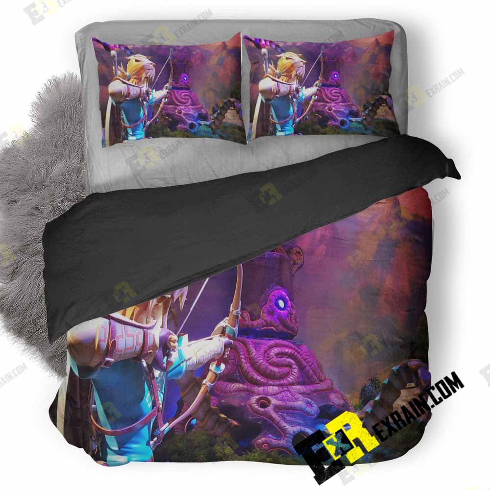 The Legend Of Zelda Artwork Hd Do 3D Customized Duvet Cover Bedding Set