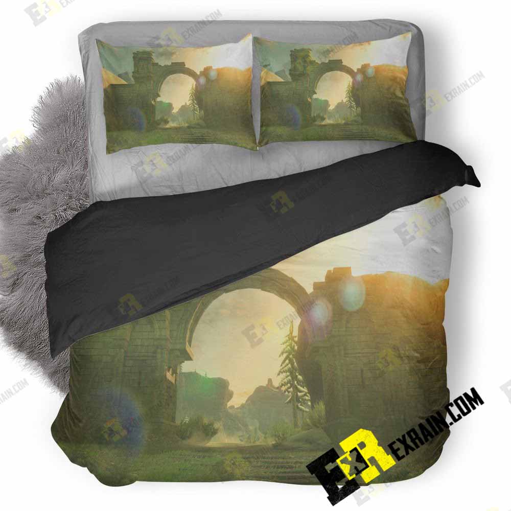 The Legend Of Zelda Background Lu 3D Customized Duvet Cover Bedding Set