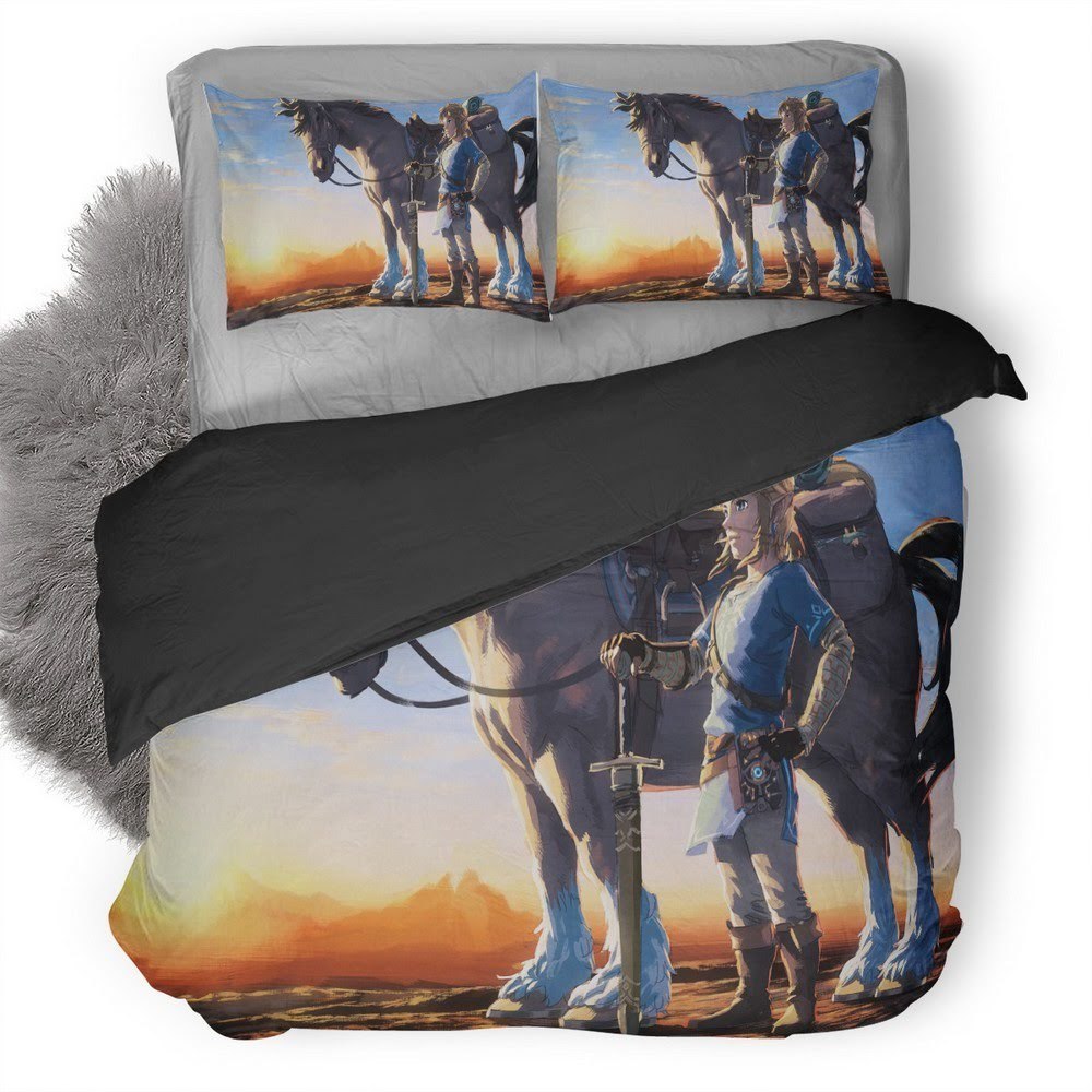 The Legend Of Zelda Breath Of The Wild 15 3D Customized Duvet Cover Bedding Set