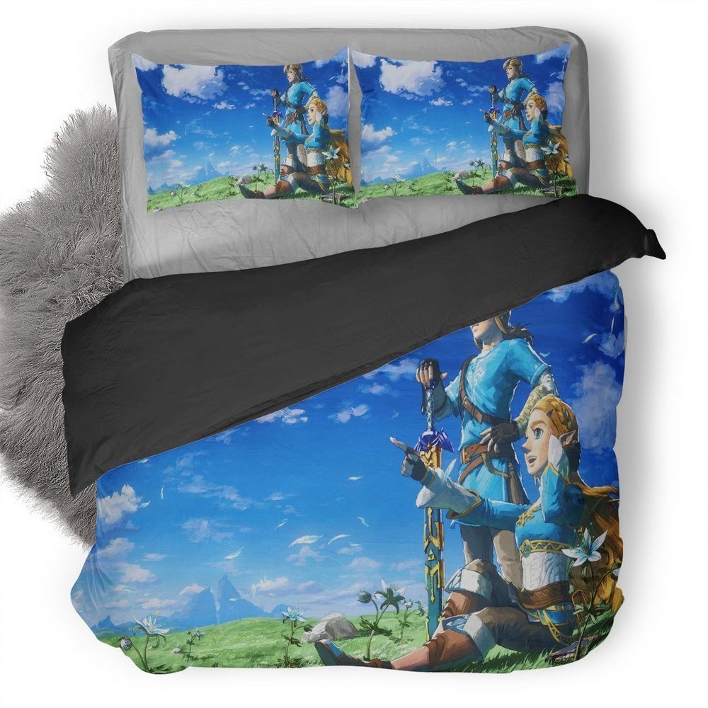 The Legend Of Zelda Breath Of The Wild 16 3D Customized Duvet Cover Bedding Set