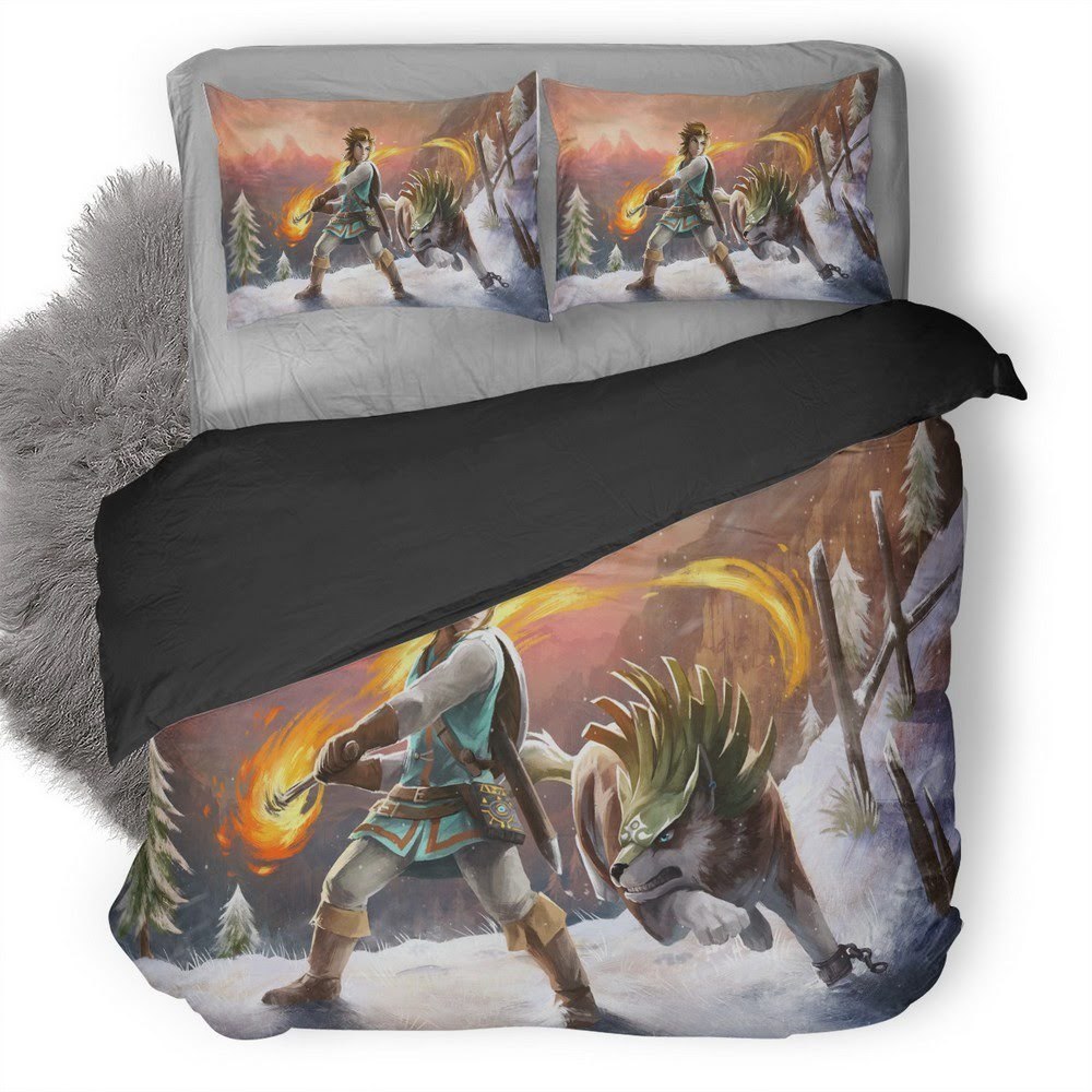 The Legend Of Zelda Breath Of The Wild 21 3D Customized Duvet Cover Bedding Set