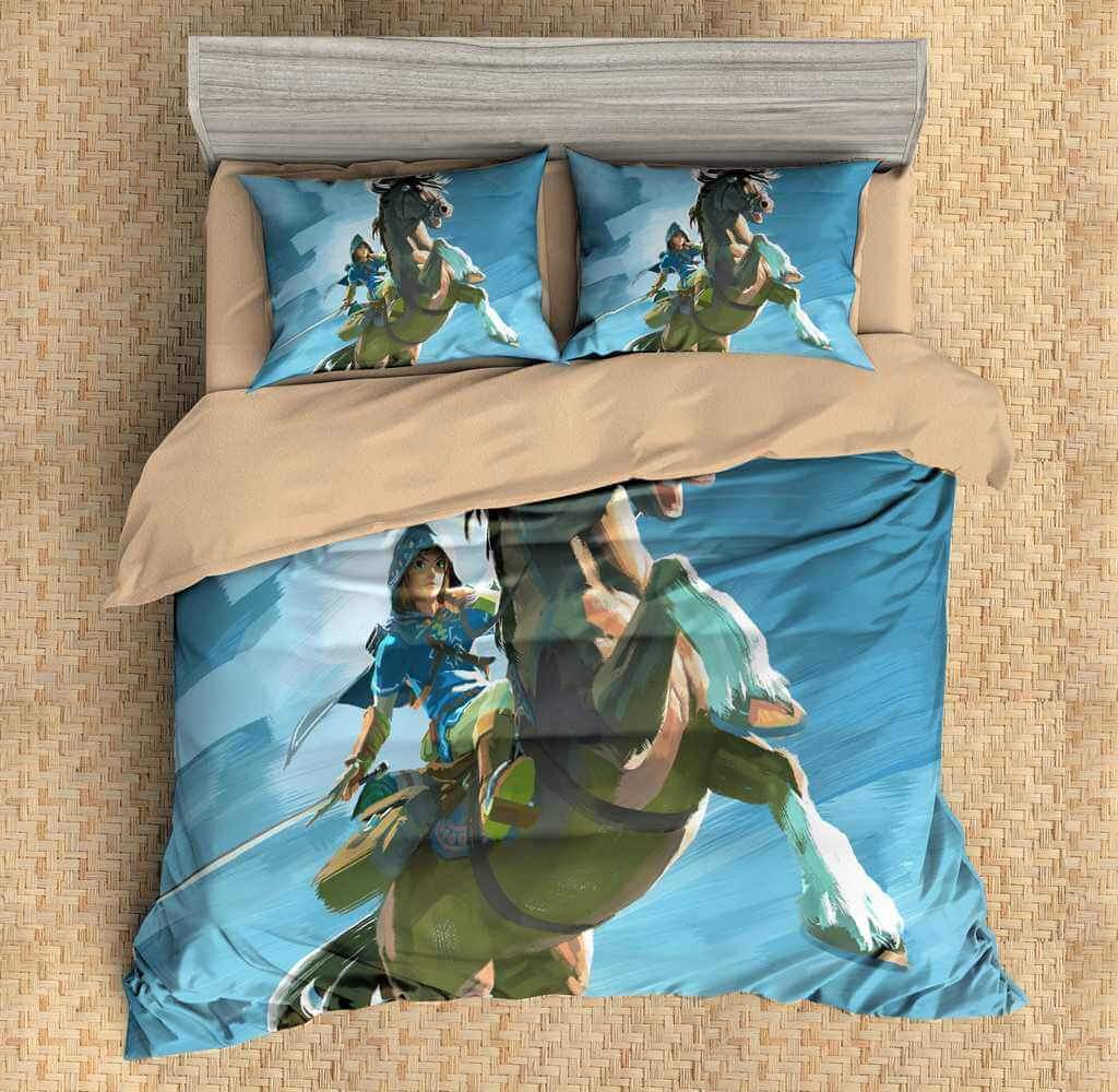 The Legend Of Zelda Breath Of The Wild 3D Customized Duvet Cover Bedding Set