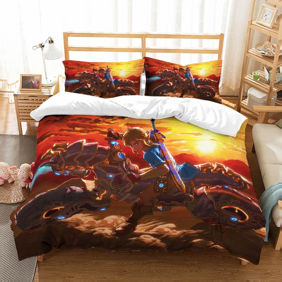 The Legend Of Zelda Breath Of The Wild 3D Customized Duvet Cover Bedding Set