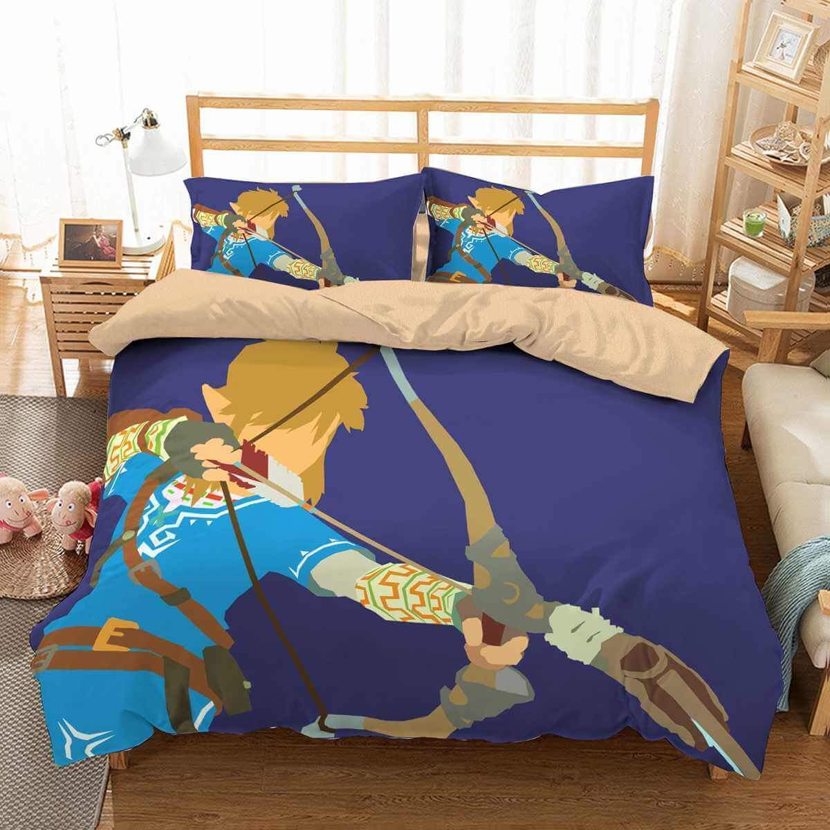 The Legend Of Zelda Breath Of The Wild 3D Customized Duvet Cover Bedding Set