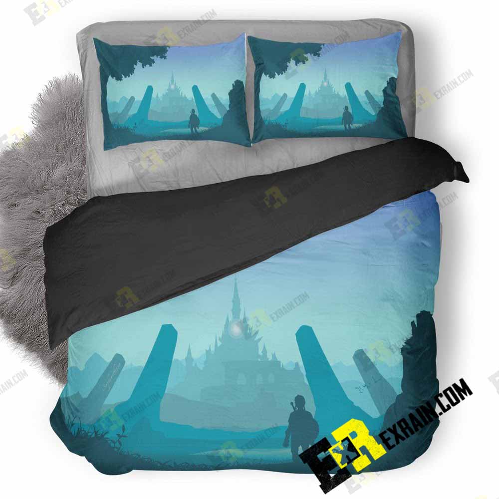 The Legend Of Zelda Breath Of The Wild Art Ae 3D Customized Duvet Cover Bedding Set