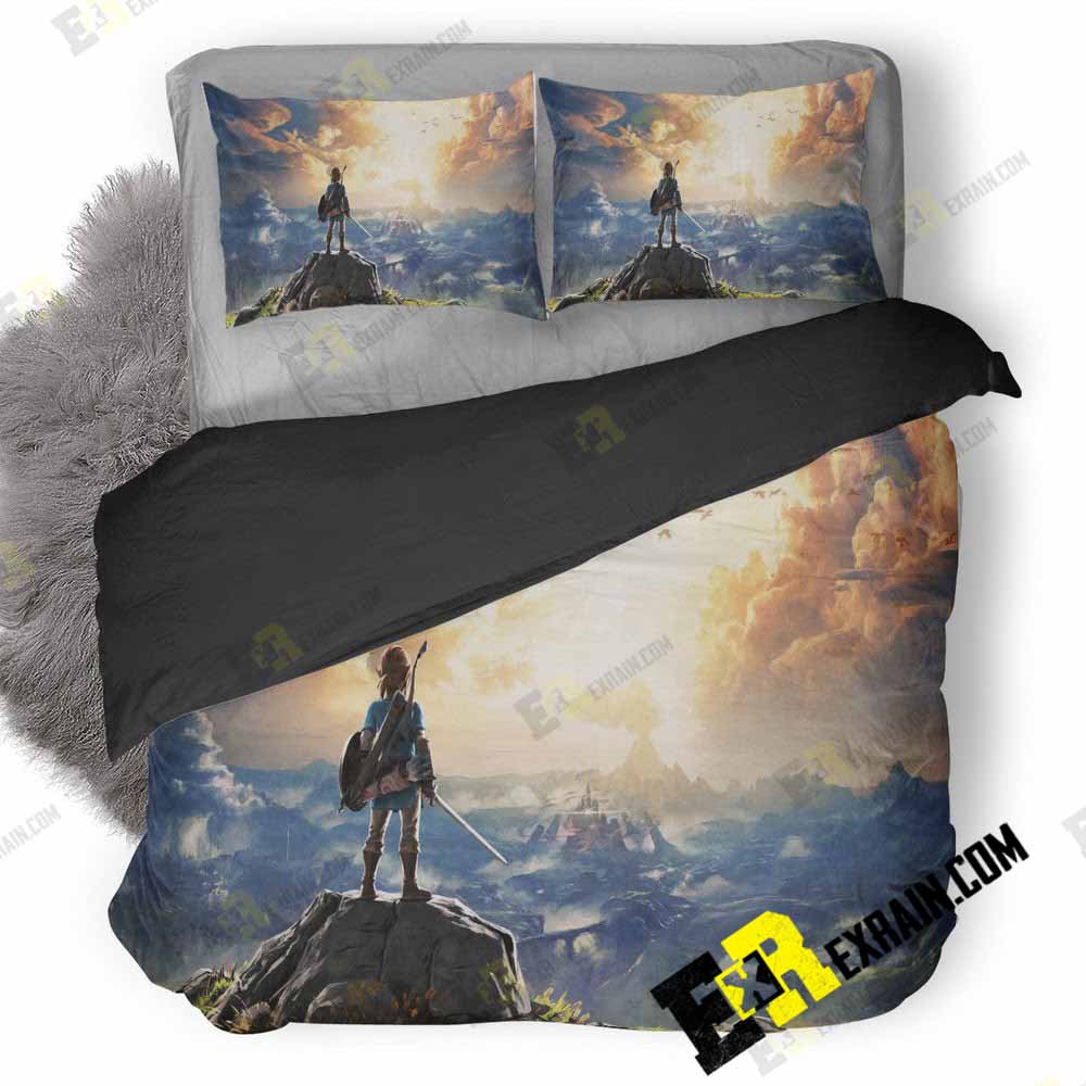The Legend Of Zelda Breath Of The Wild Po 3D Customized Duvet Cover Bedding Set