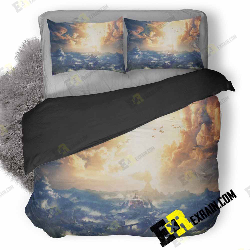 The Legend Of Zelda Map Nc 3D Customized Duvet Cover Bedding Set