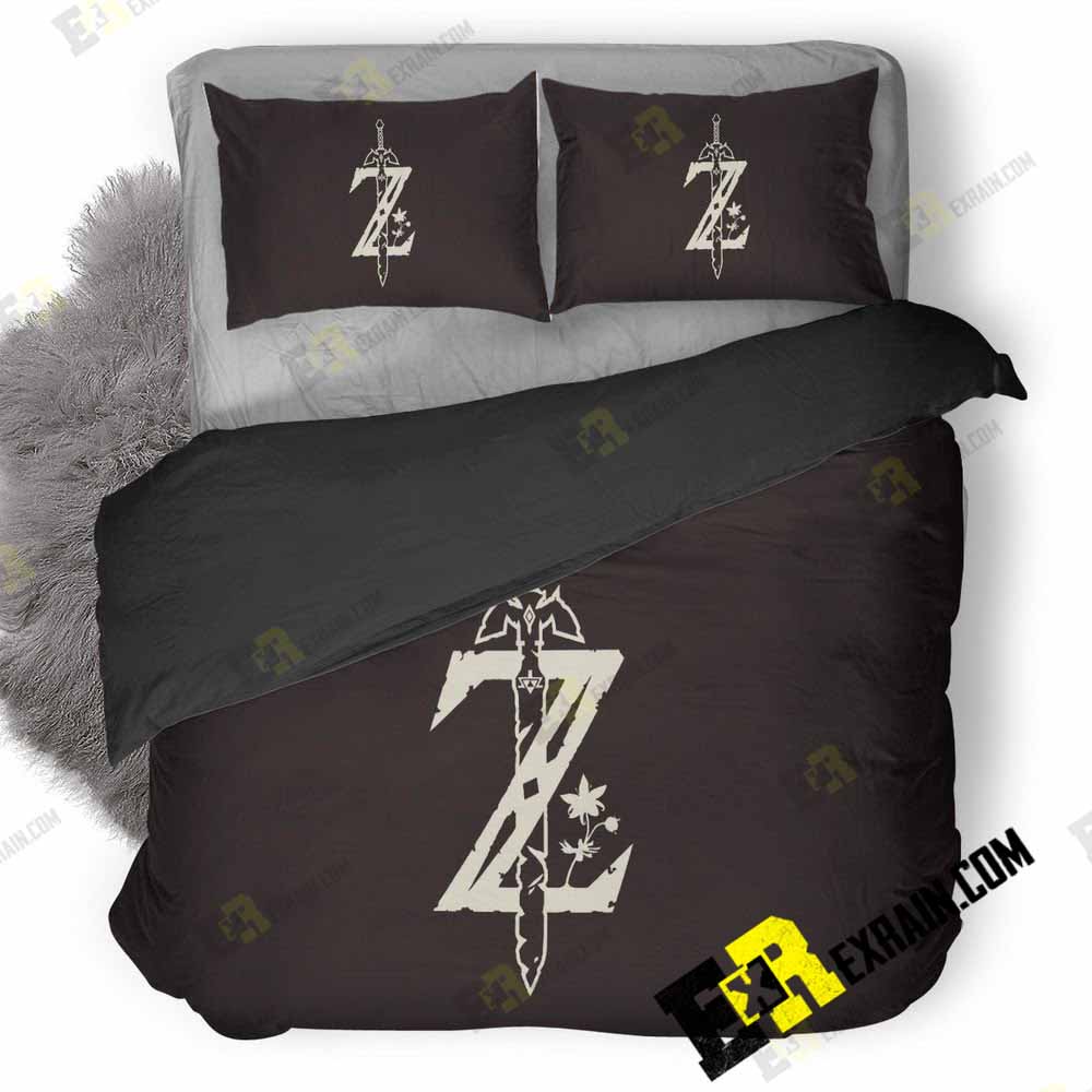 The Legend Of Zelda Minimalist Image 3D Customized Duvet Cover Bedding Set