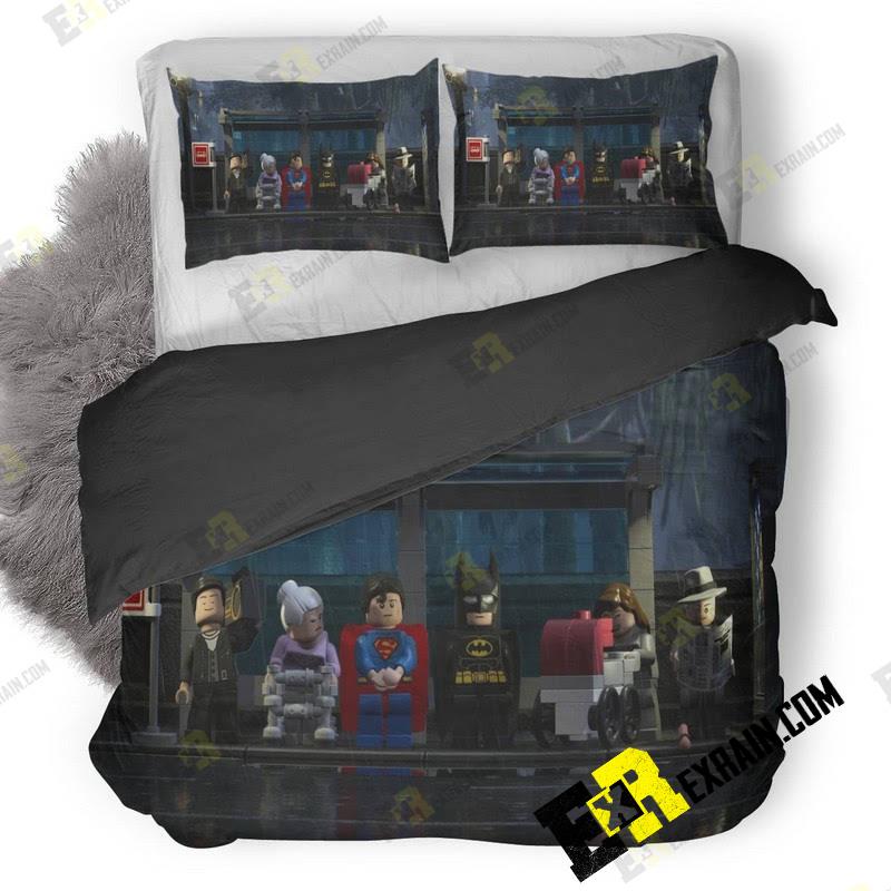 The Lego Batman Ad 3D Customized Duvet Cover Bedding Set