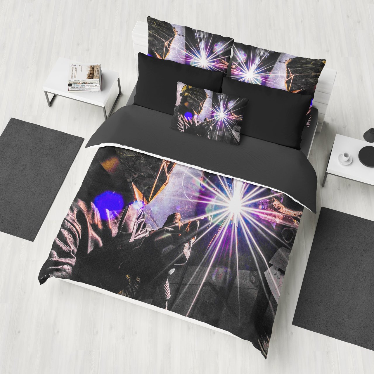 The Light Of Welder 3D Customized Duvet Cover Bedding Set