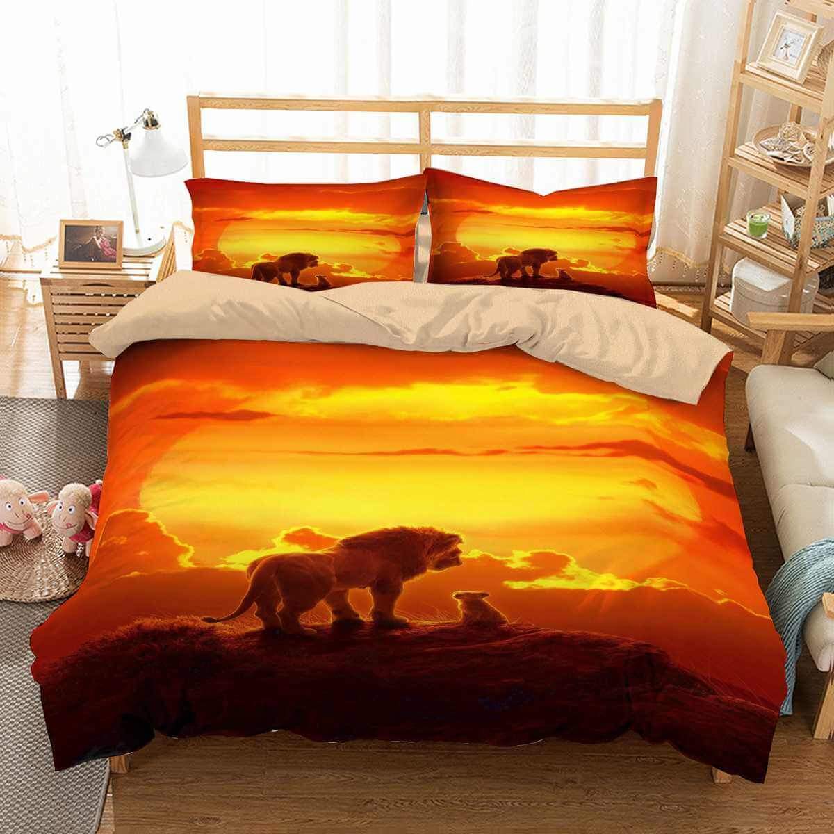 The Lion King 3D Customized Duvet Cover Bedding Set