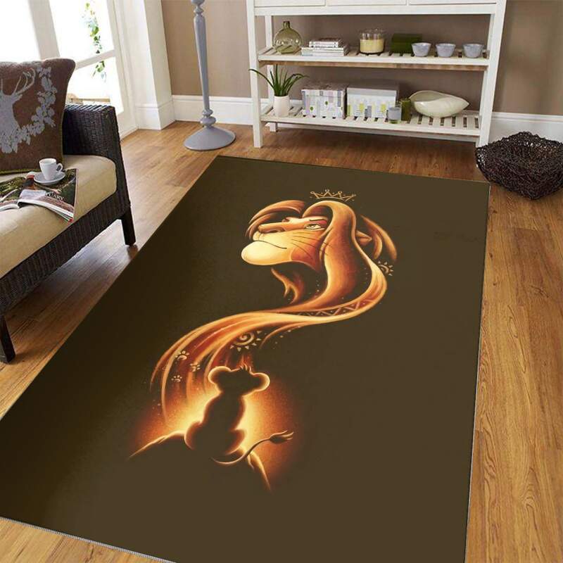 The Lion King Love Simba Decorative Floor Rectangle Rug