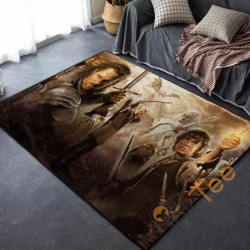 The Lord Of The Rings Area Rectangle Rug