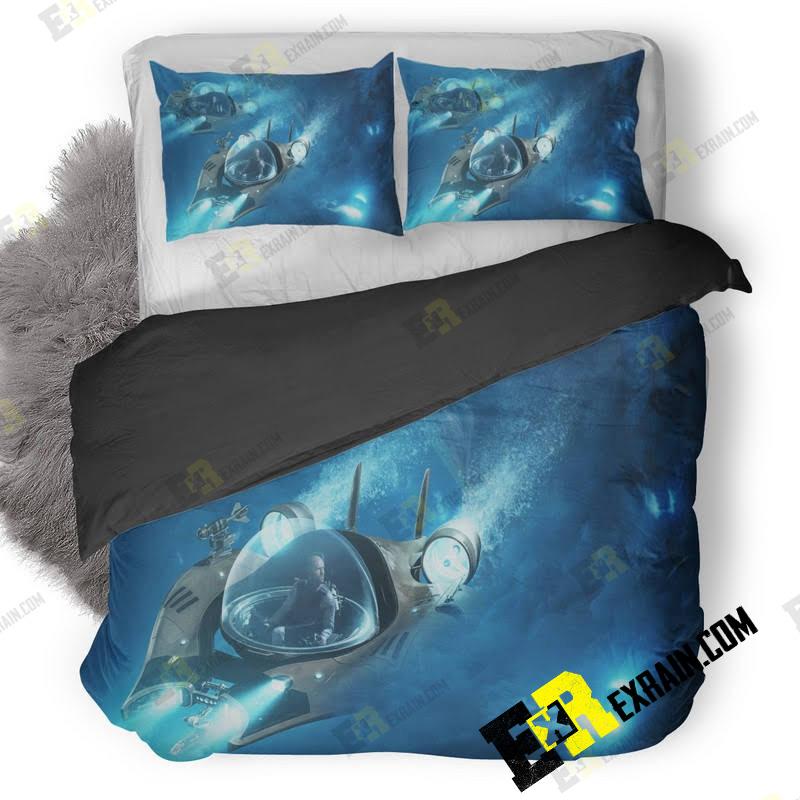 The Meg Movie 5K L0 3D Customized Duvet Cover Bedding Set