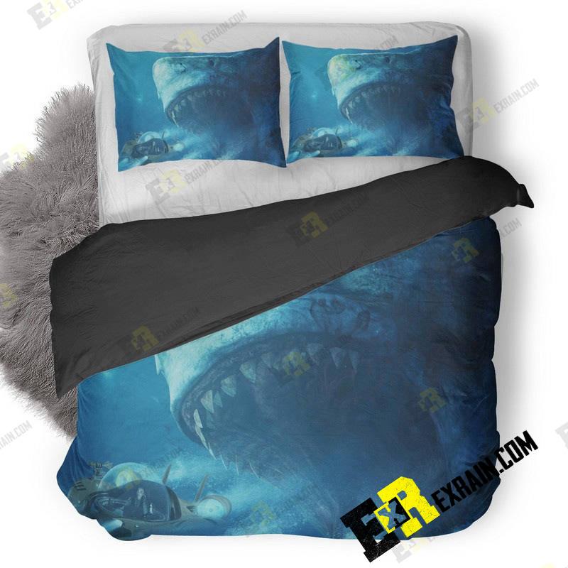 The Meg Movie 5K M2 3D Customized Duvet Cover Bedding Set