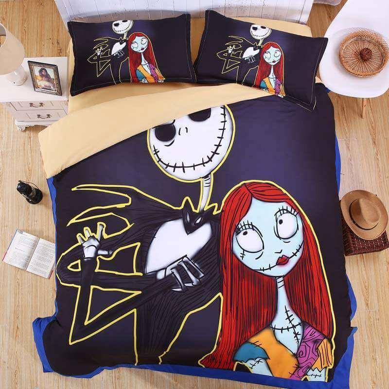 The Nightmare Before Christmas 3D Customized Duvet Cover Bedding Set