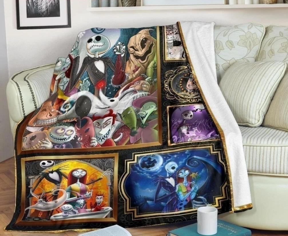The Nightmare Before Christmas Fleece Blanket