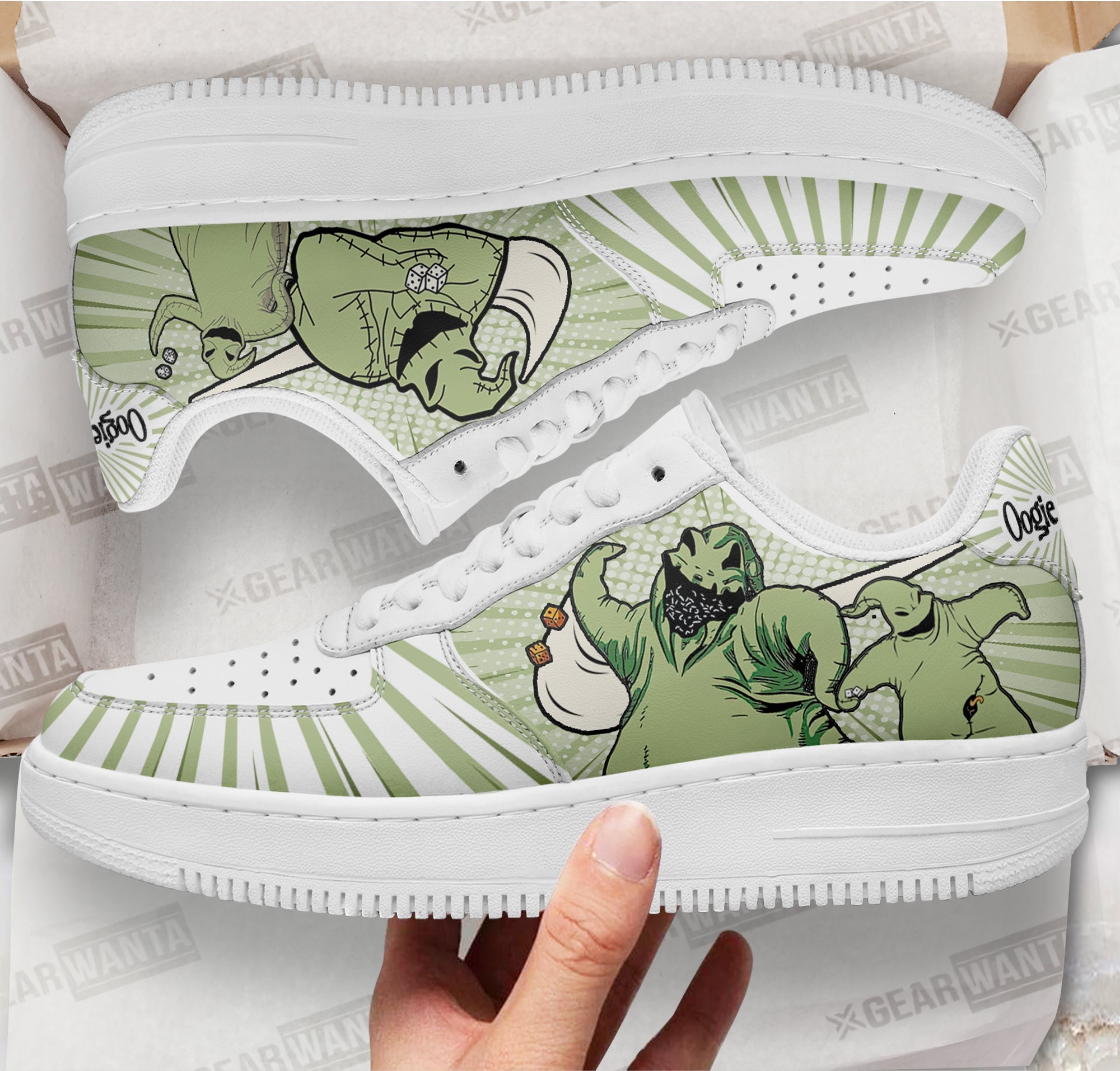 The Nightmare Before Christmas Oogie Boogie Air Sneakers Custom