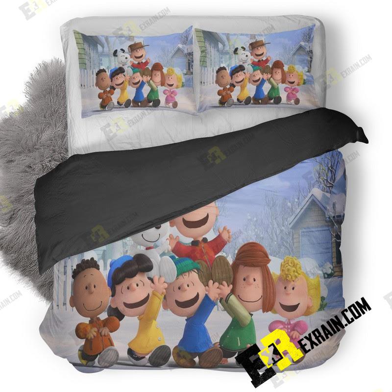 The Peanuts Animated Movie 3D Customized Duvet Cover Bedding Set