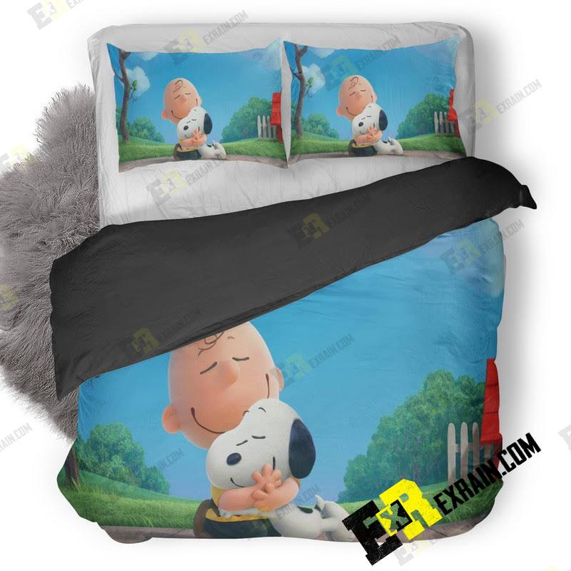 The Peanuts Charlie Brown Snoppy 3D Customized Duvet Cover Bedding Set
