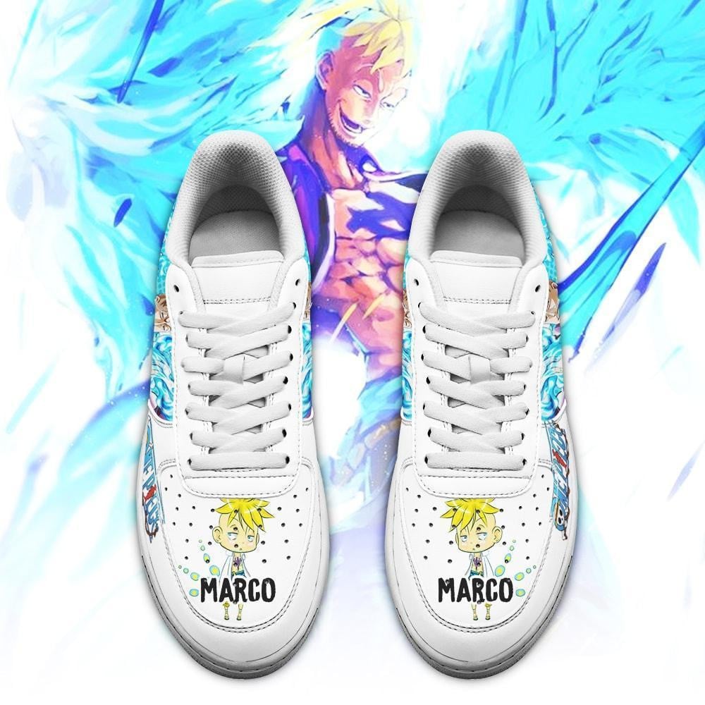 The Phoenix Marco Air Sneakers Custom Anime One Piece Shoes