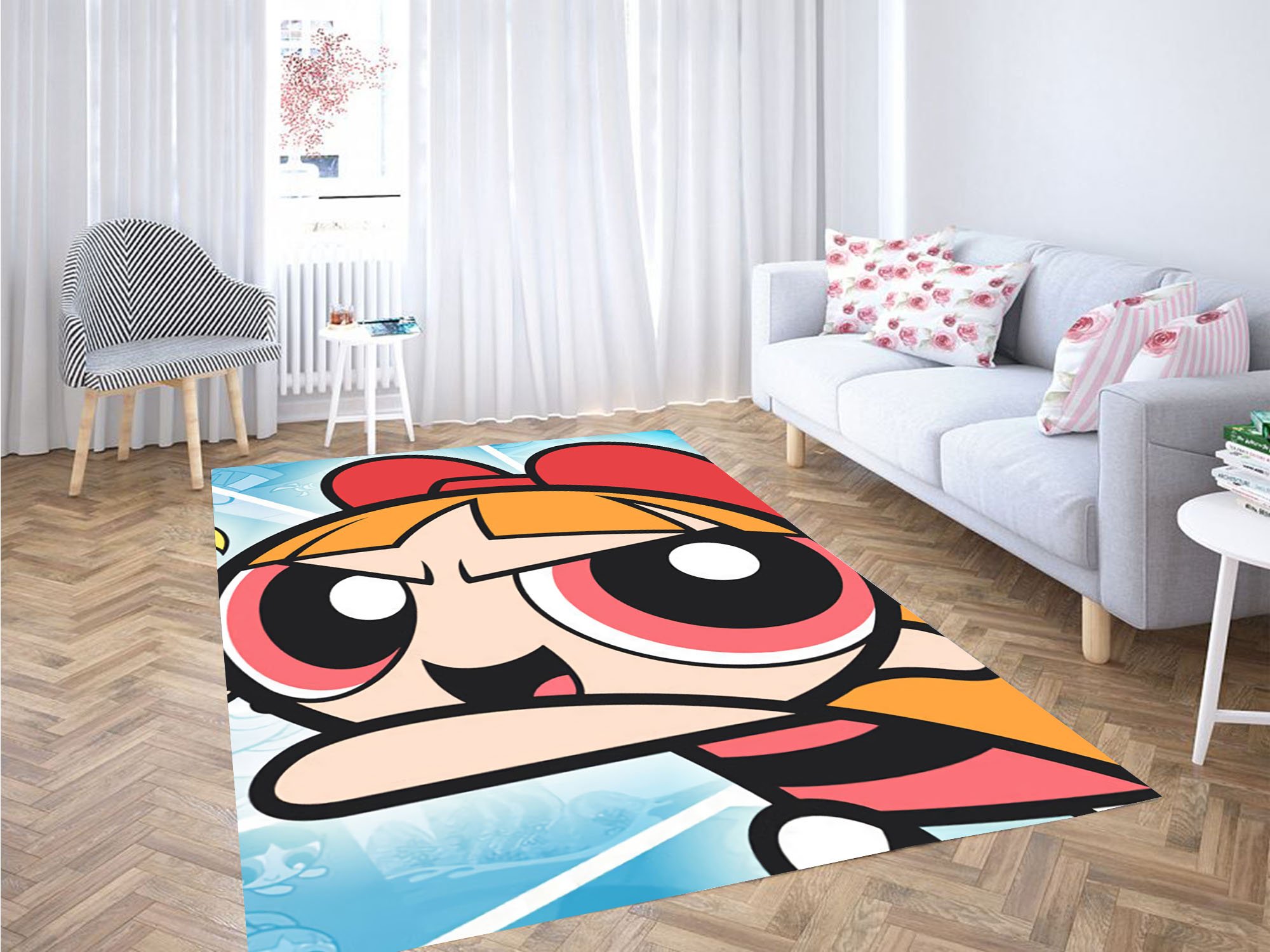 The Powerpuff Girls Blossom Carpet Rectangle Rug