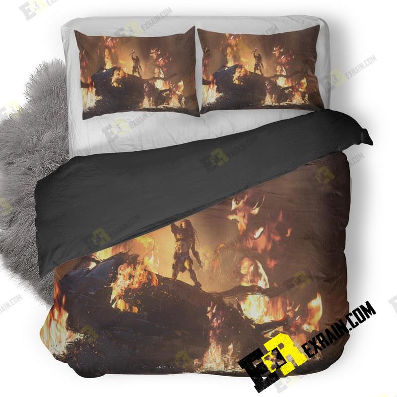 The Predator Movie Art Z2 3D Customized Duvet Cover Bedding Set