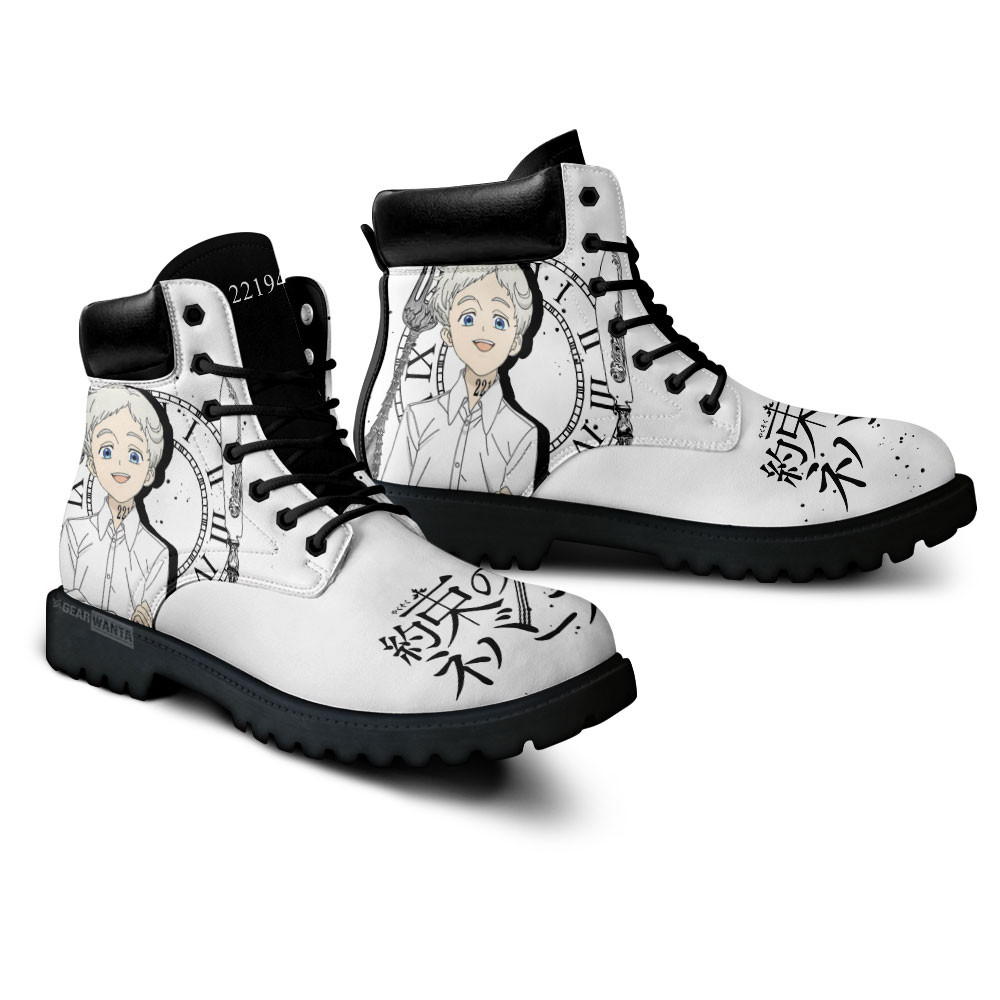 The Promised Neverland Normal Boots Anime Custom Shoes