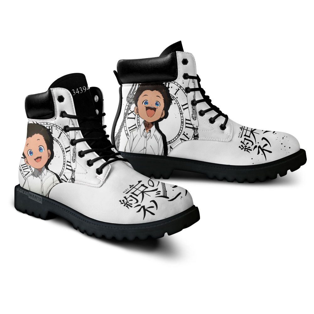 The Promised Neverland Phil Boots Anime Custom Shoes