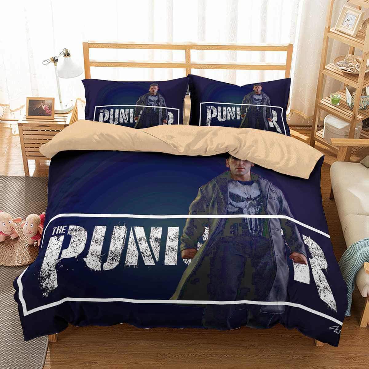 The Punisher 3D Customized Duvet Cover Bedding Set