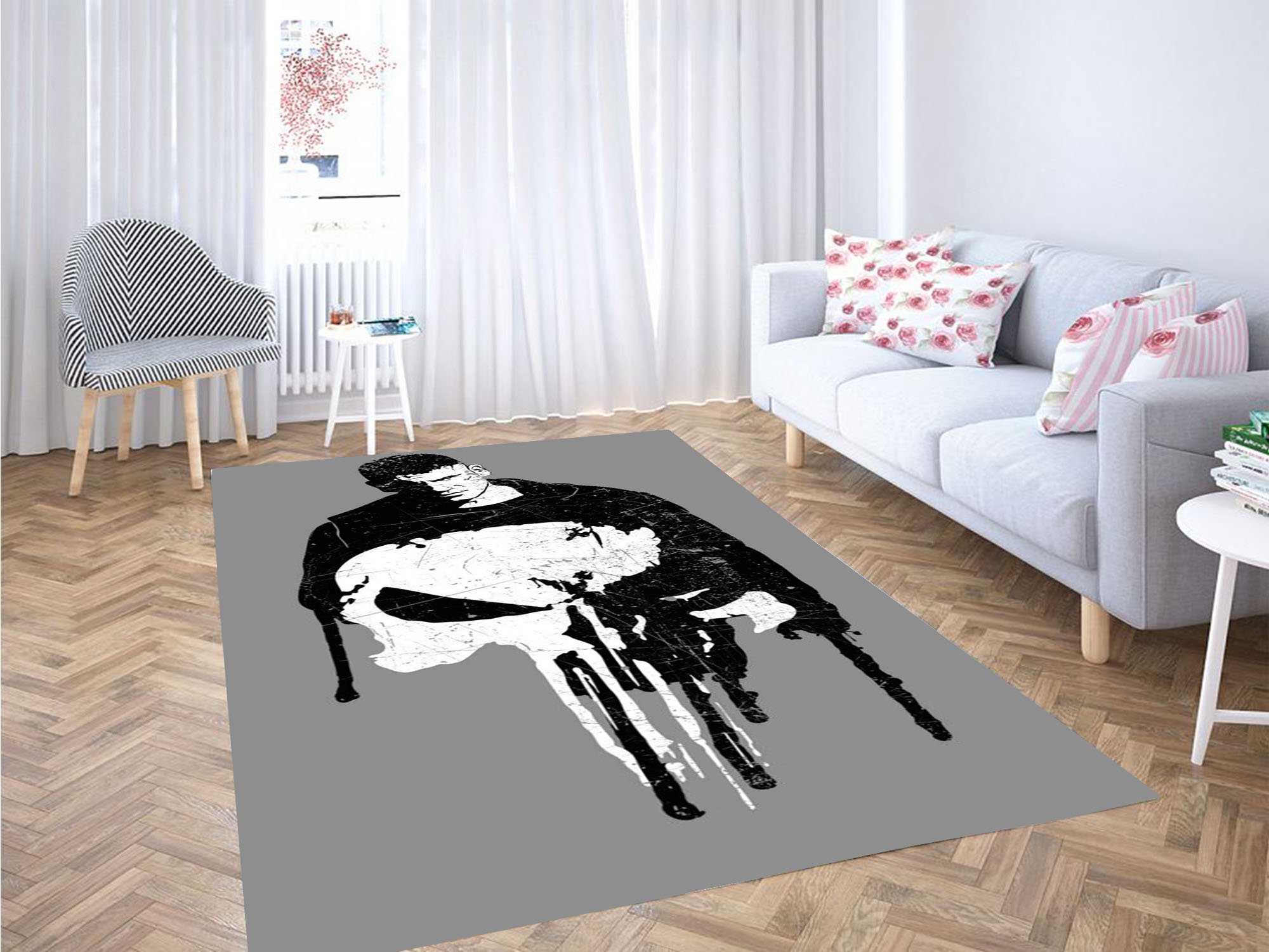 The Punisher Art Carpet Rectangle Rug