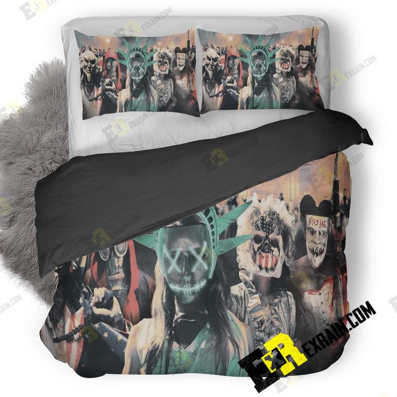 The Purge Election Year Movie Hd 3D Customized Duvet Cover Bedding Set