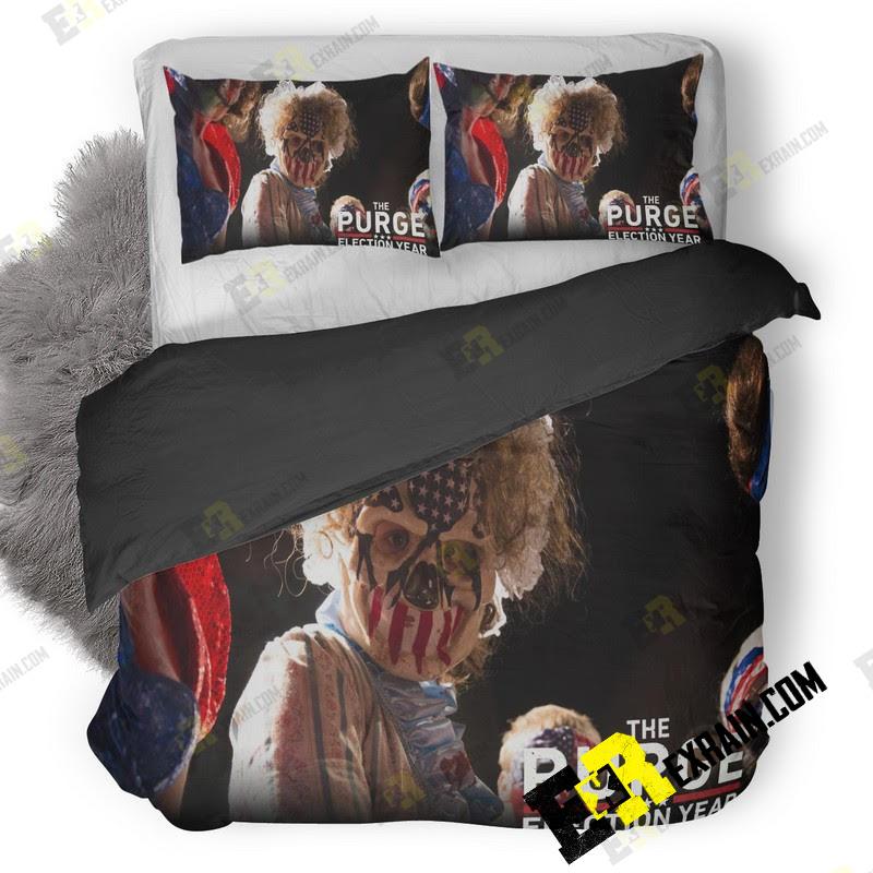 The Purge Election Year Wide 3D Customized Duvet Cover Bedding Set