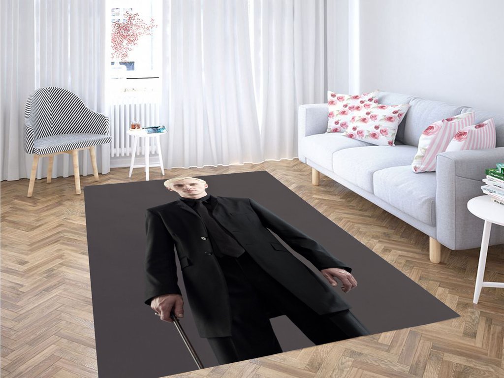 The Real Draco Malfoy Living Room Modern Carpet Rectangle Rug