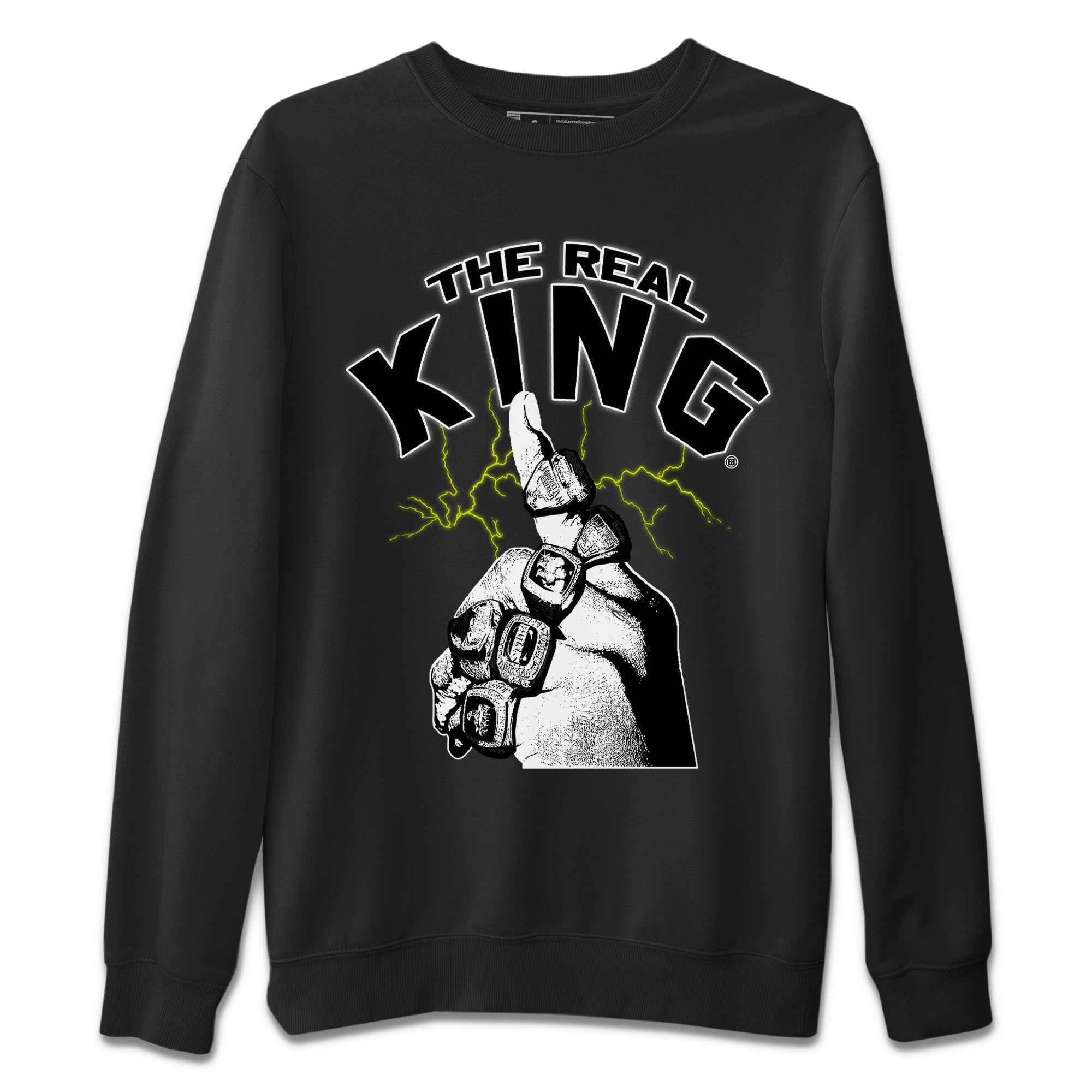 The Real King Unisex Sweater – Air Jordan 1 Visionaire, Sneakers Matching Sweater