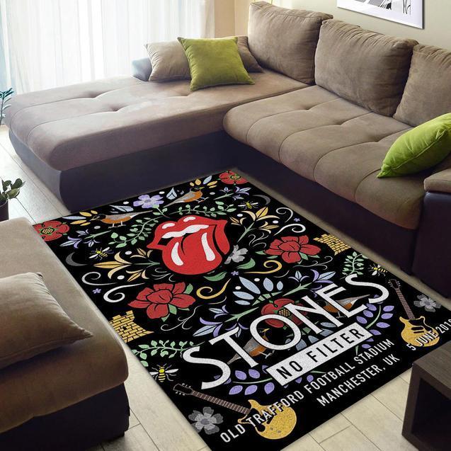 The Rolling Stones Area Rectangle Rug