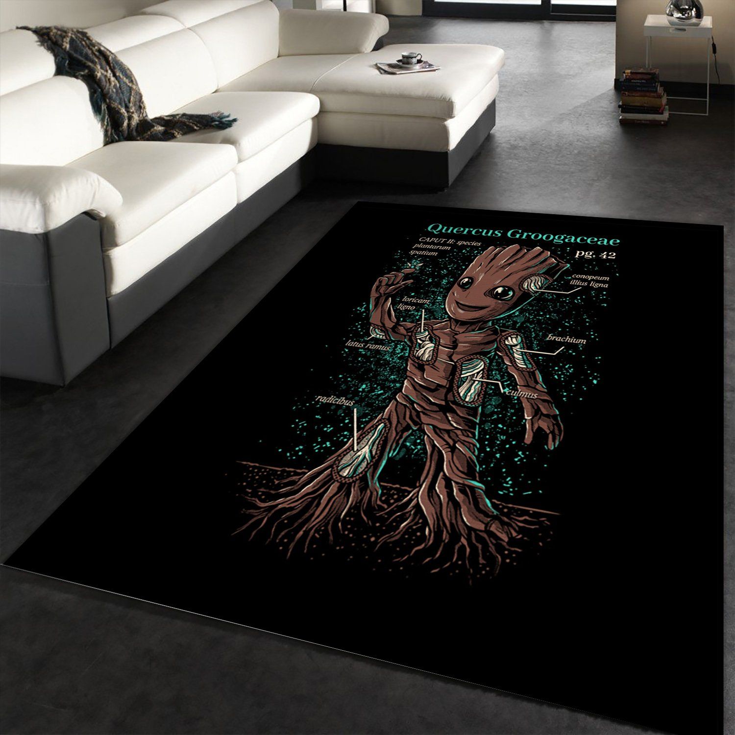 The Science Of Groot Rectangle Rug – Custom Size And Printing