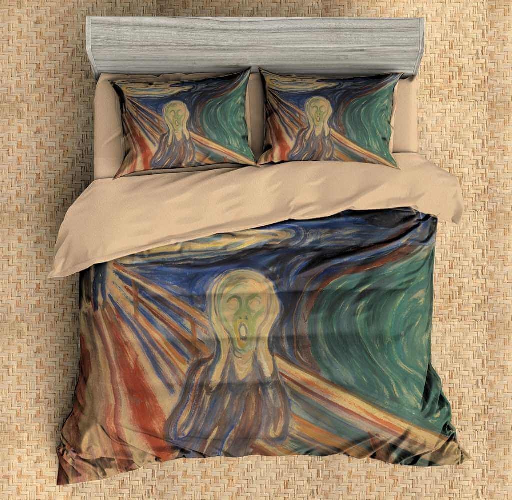 The Scream 3D Customized Duvet Cover Bedding Set