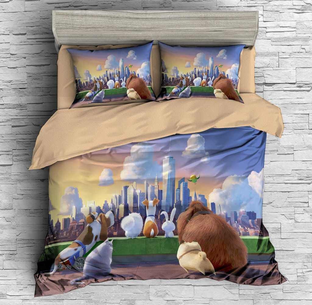 The Secret Life Of Pets 3D Customized Duvet Cover Bedding Set