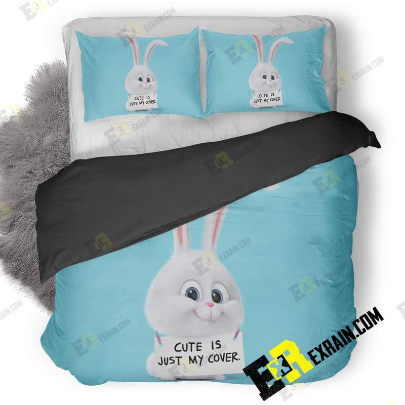 The Secret Life Of Pets Rabbit Image 3D Customized Duvet Cover Bedding Set