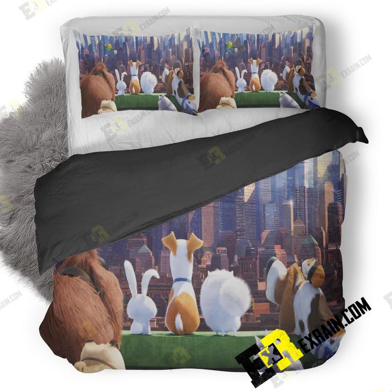 The Secrete Life Of Pets Movie 3D Customized Duvet Cover Bedding Set
