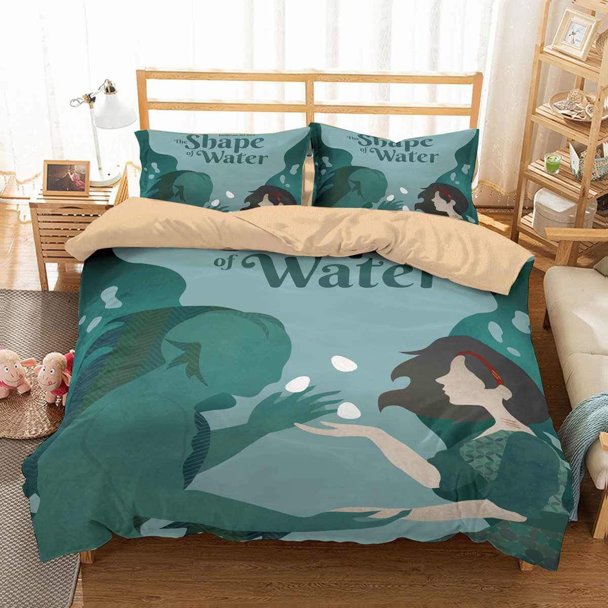 The Shape Of Water 3D Customized Duvet Cover Bedding Set