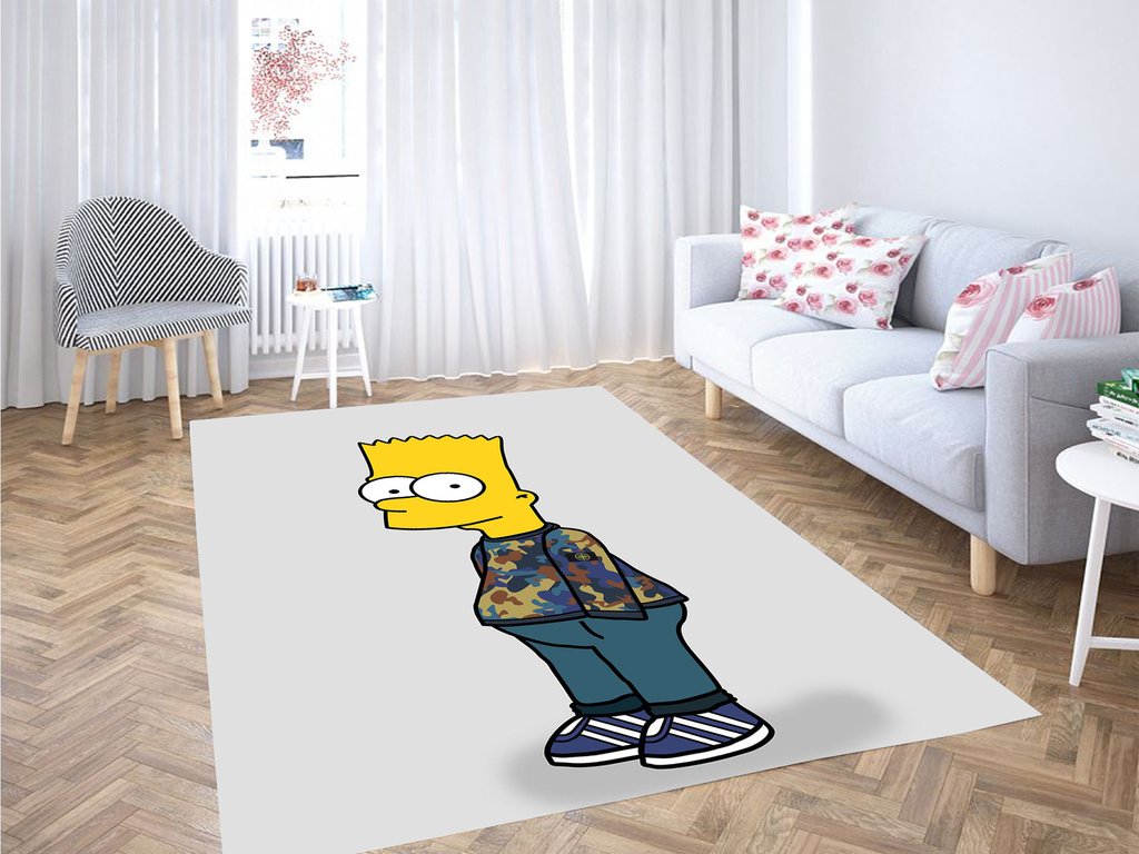 The Simpsons Stone Island Living Room Modern Carpet Rectangle Rug