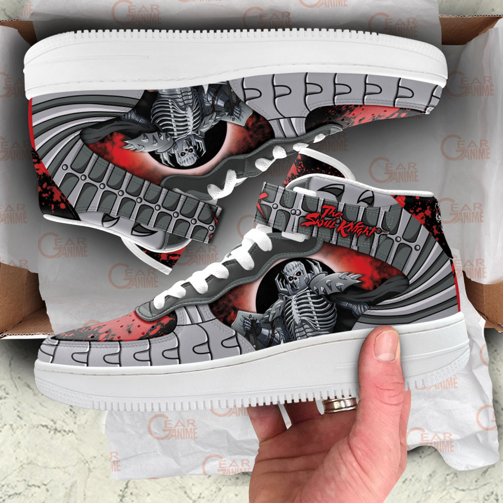 The Skull Knight Sneakers Air Mid Custom Berserk Anime Shoes